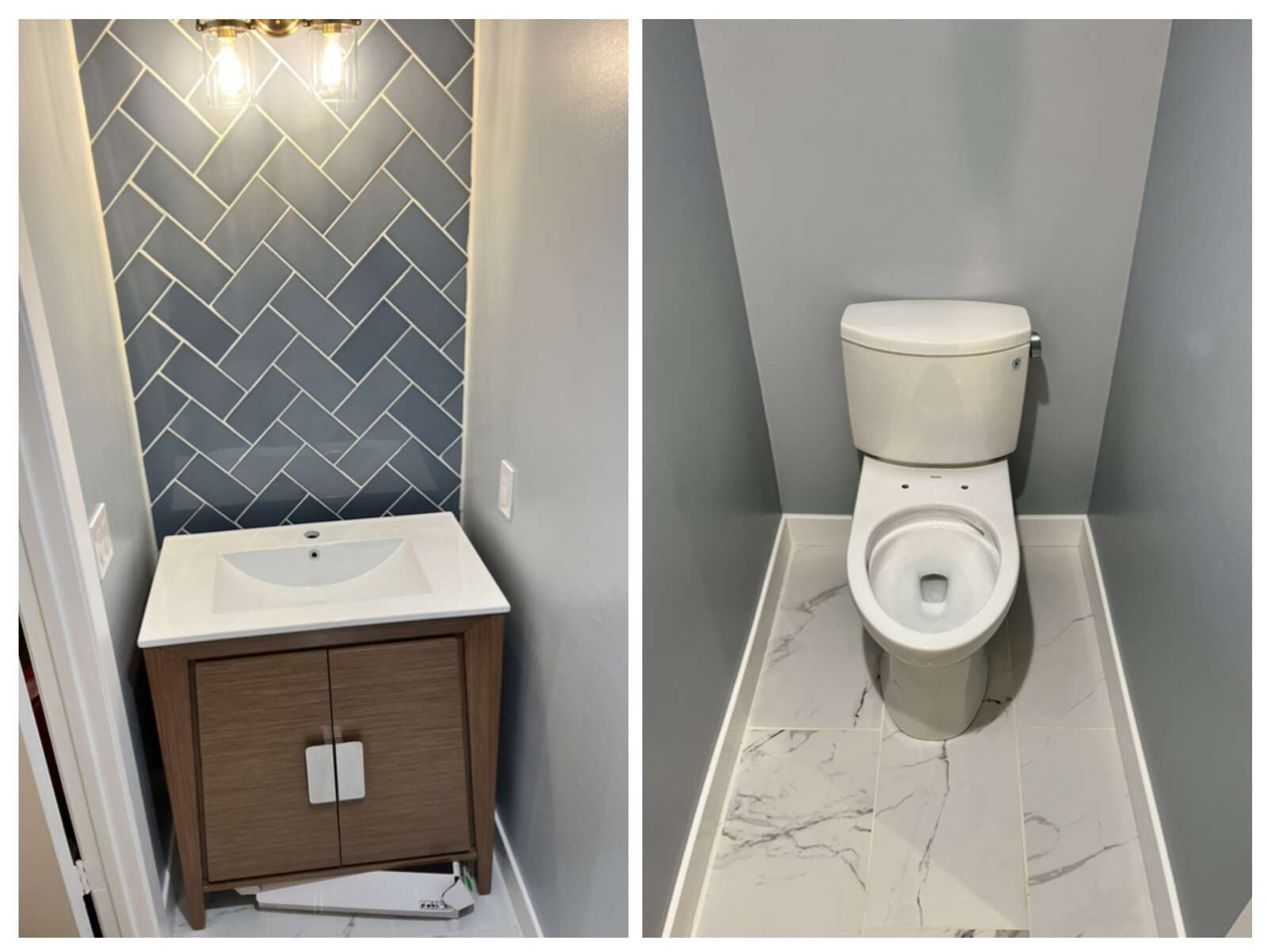 Toilet and vanity